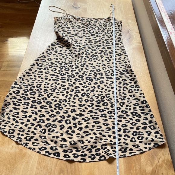 KATE MOSS X EQUIPMENT JESSA SILK SLIP DRESS SM ANIMAL LEOPARD PRINT SLINKY SEXY - Picture 11 of 12